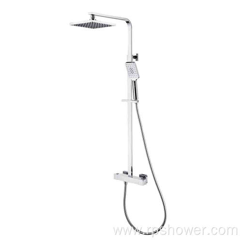 Chrome Thermostatic Shower System